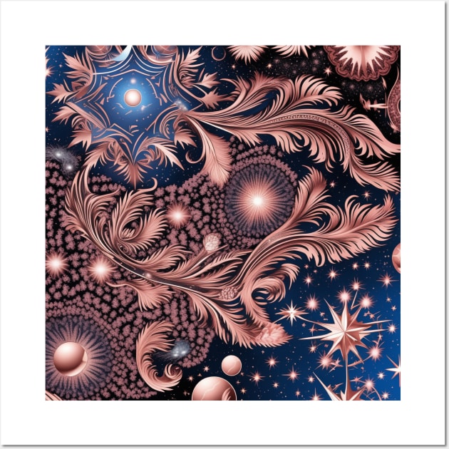 Other Worldly Designs- nebulas, stars, galaxies, planets with feathers Wall Art by BirdsnStuff